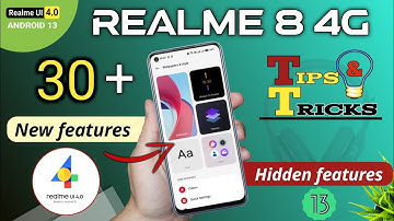 Realme 8 4G UI 4.0 Android 13 Hidden features | Realme 8 4G Amazing New features, Tips & Tricks