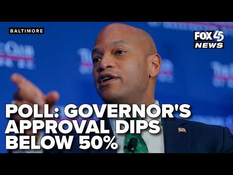 UMBC poll shows Gov. Moore's approval dips below 50% for first time