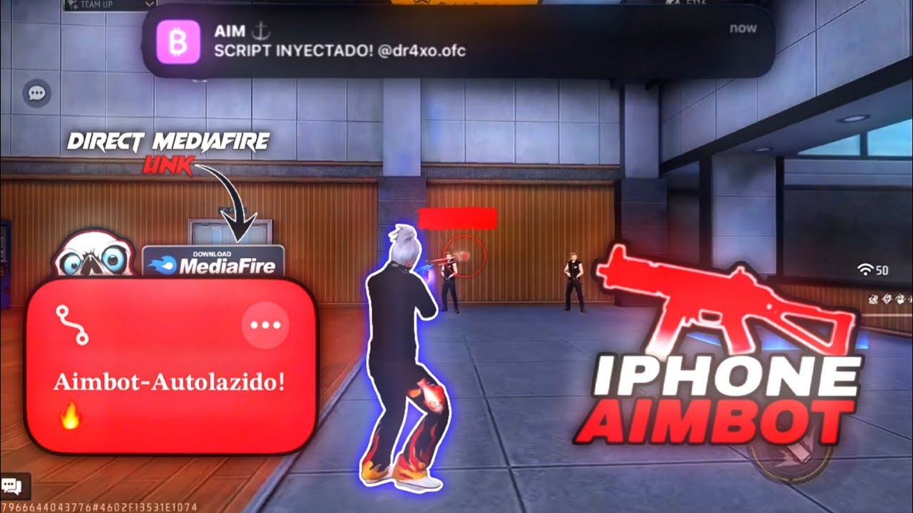 SCRIPTABLE IOS FF  🔥 FREE FIRE IOS DNS 🔥SCRIPT PANEL FOR IOS 🗿ANTIBAN IOS PANEL