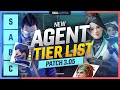 NEW Agent Tier List Patch 3.05 - Valorant Agent Meta