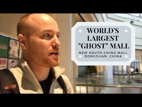 Largest "Ghost" Mall in the World (New South China Mall), Dongguan, China