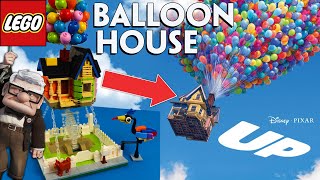 Balloon House UP Lego SpeedBuild TimeLapse StopMotion Christmas Present Disney Pixar