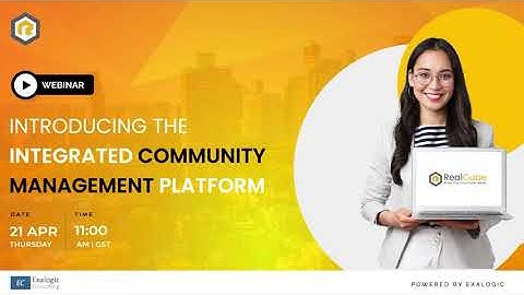 Introducing The Integrated Community Management Platform (RealCube Webinar)