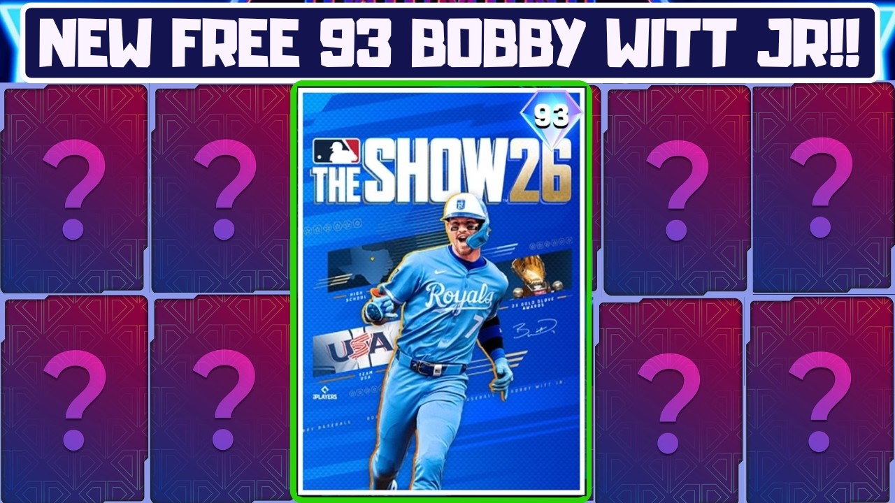 FREE* 93 BOBBY WITT JR. TAKEOVER PROGRAM in MLB The Show 26 - YouTube