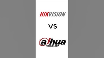 Dahua Vs Hikvision Brand Comparison #tech #hikvision #dahua #cctv #shorts