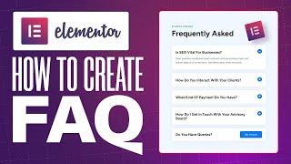 How To Create FAQ In Elementor 2025