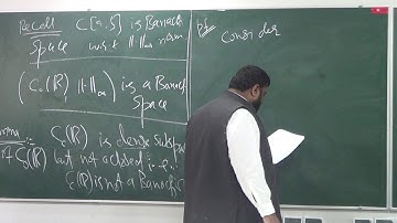 Lecture 11 (Part 3): Proof that space of continuous functions with compact support is not complete