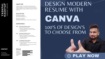 CANVA | RESUME DESIGN WITH CANVA TEMPLATES | CANVA DESIGN | INSTAGRAM SOCIAL MEDIA POST DESIGN |