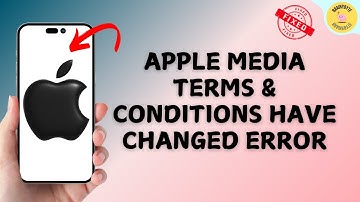 How To Fix Apple Media Terms and Conditions Have Changed Error in iPhone
