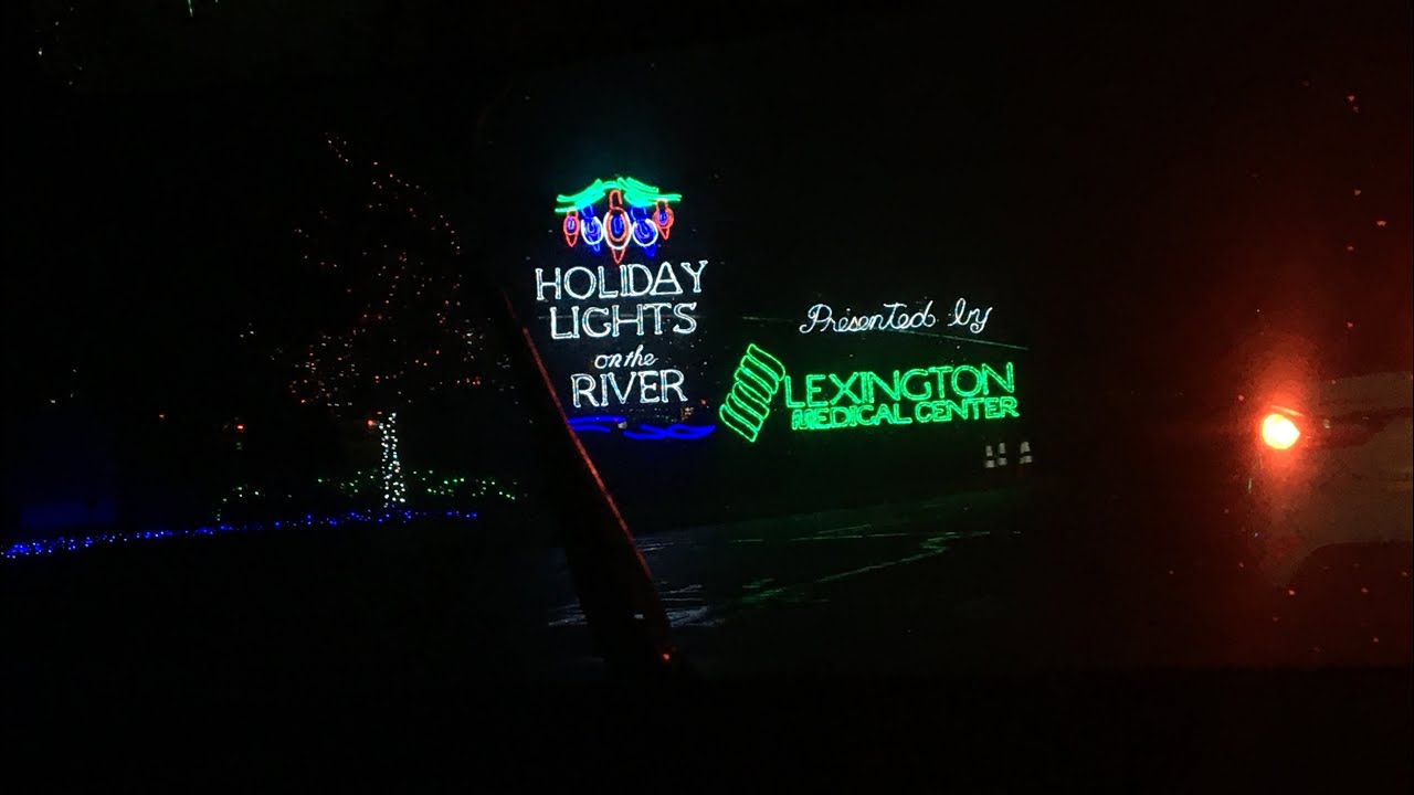 Holiday Lights on the River at Saluda Shoals Park YouTube
