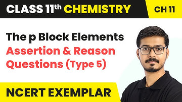 The p Block Elements - Assertion & Reason Ques. (Type 5) | Class 11 Chemistry Ch 11 (NCERT Exemplar)