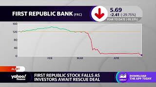 First Republic Bank stock declines as investors await rescue deal