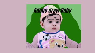 Baby: adobe illustration draw