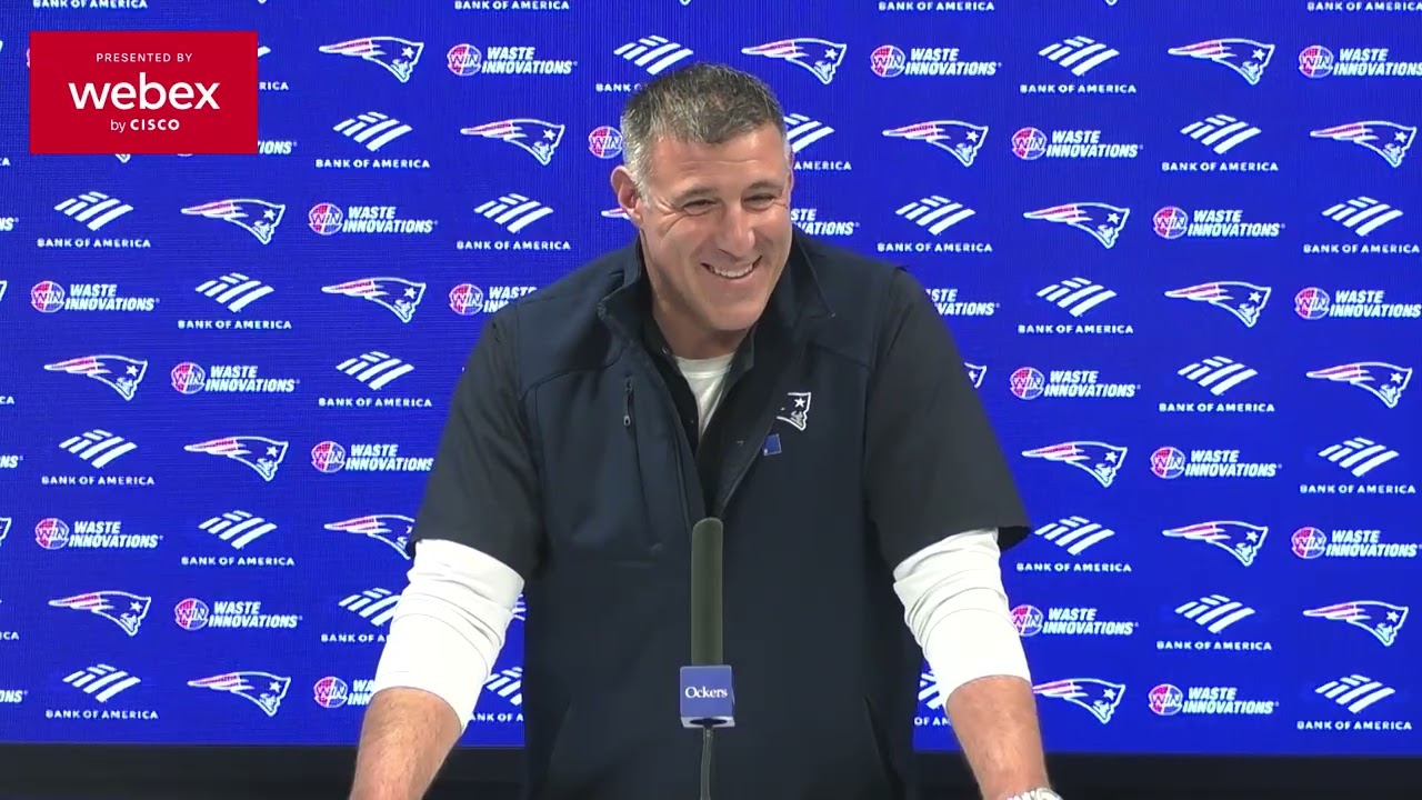 Vrabel on Trying to Win the AFC East: "We Still Have Opportunities to do It." | Press Conference