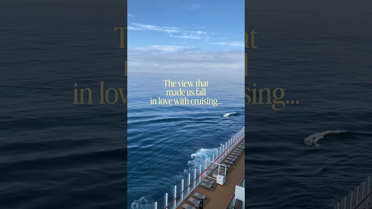 The View That Made Us Fall in Love With Cruising 🌊🛳️