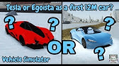 Tesla Roadster 2 0 Vs Lamborghini Egoista 2020 Edition Roblox Vehicle Simulator Youtube - roblox vehicle simulator tesla roadster 2.0 vs lamborghini egoista