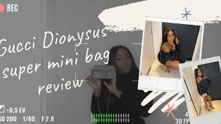 UNBOXING GUCCI DIONYSUS GG SUPREME SUPER MINI BAG REVIEW | WHAT CAN FIT IN IT? | ZOE LDN