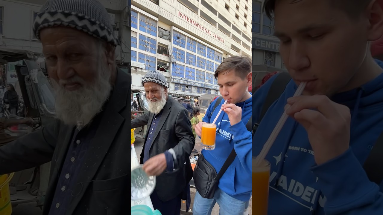 I tried BEST orange juice in Karachi 