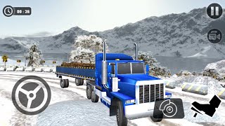 Offroad Cargo Transport Truck Driving Simulator 17 - Blue Truck Delivery - Android Gameplay 3D screenshot 5