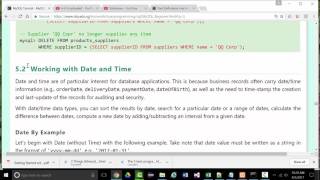 AWD1100 - Database - Intro - Part08 - 04-03-2017