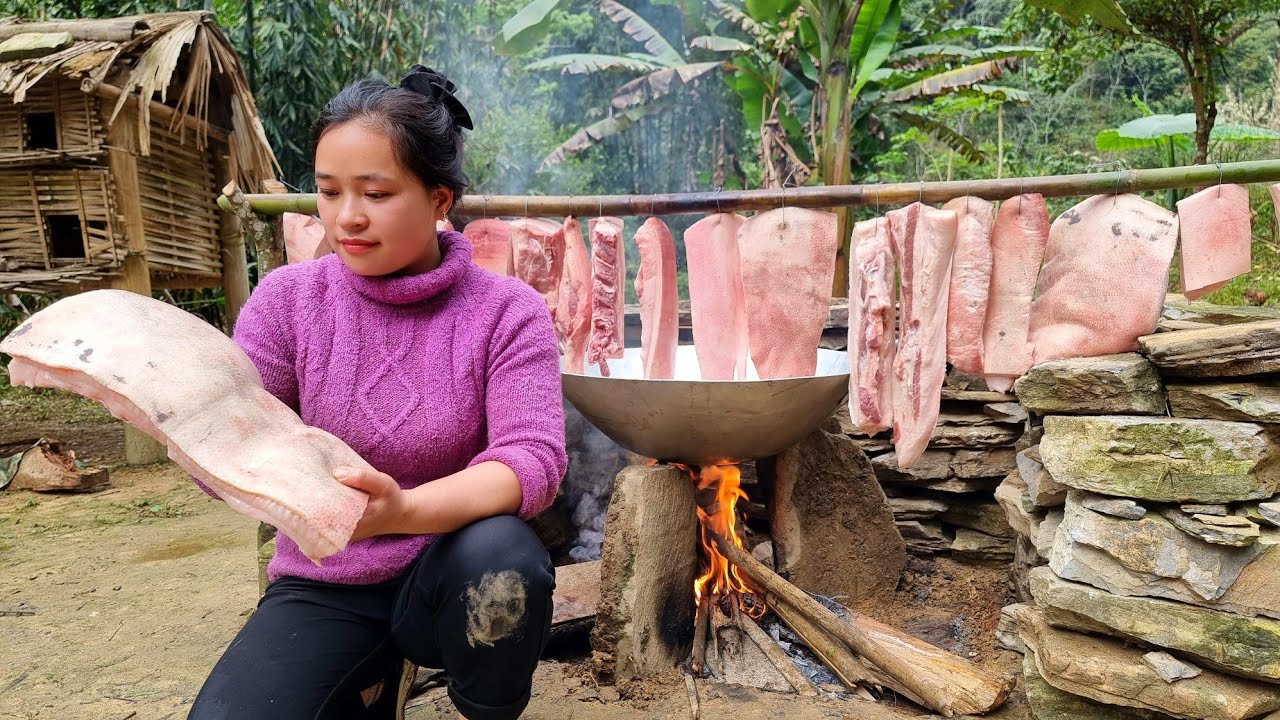 PORK OIL FRY COOKING OIL From Pork Fat Preliminary recipe