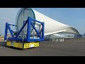 Morello  the worlds first wind turbine blades mover completely synchronized  120 t