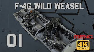 1/48 Meng F-4G Wild Weasel 01 - Cockpit - 4K