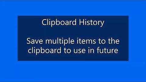 How To Open Clipboard  History And Use To Copy And Save Multiple Items in Windows 10