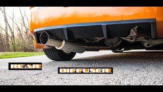 350Z Rear Diffuser Install