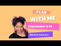 Plan With Me Sept 8–14 | Hobonichi Cousin Avec + Sticker size Mix-Up Tips