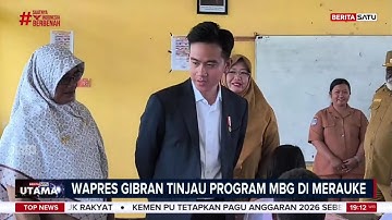 Wapres Gibran Tinjau Program MBG di SMPN Gudang Arang Merauke #Beritasatu