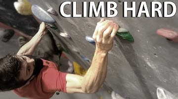 V5 - V7 PROJECTING || INDOOR ROCK CLIMBING || Bro & Sis Bouldering