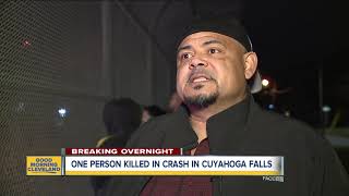 One dead in a possible wrong-way crash in Cuyahoga Falls