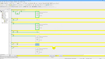 PLC Logic : 3 Lamps Close automatic and Open Automatic by Timer