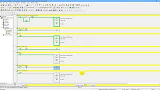 PLC Logic : 3 Lamps Close automatic and Open Automatic by Timer