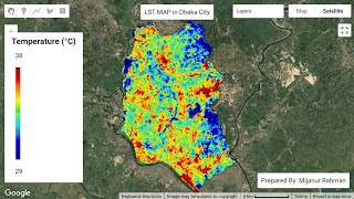 How to Calculate LST in Google Earth Engine (Step-by-Step) | Urban Heat Analysis