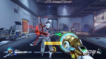 Multiple players in practice range (Overwatch PTR)