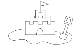 КАК РИСОВАТЬ ЗАМОК ПОЭТАПНО | УРОК РИСОВАНИЯ ДЛЯ ДЕТЕЙ | How To Draw a Castle For Kids