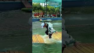 The Viral Water-Skimming Challenge. Stepping Onto The Scene Will Keep You Smiling All The Daym