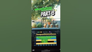 Making Boom Bap Beats on iPad Mini | Logic Pro Backyard Cookup 🎛️ (84 BPM – D# min)