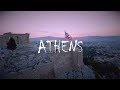 Athens  magical city of gods drone views