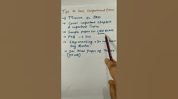 CBSE Compartment Exam🔥 Class10/12-STRATEGY for GUARANTEED pass marks #cbse #shorts