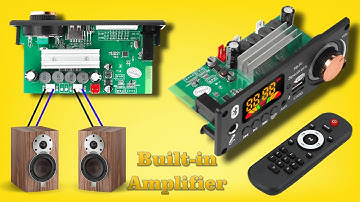 Latest DIY Bluetooth Module with Built-in Stereo Amplifier 2 x 80 watts