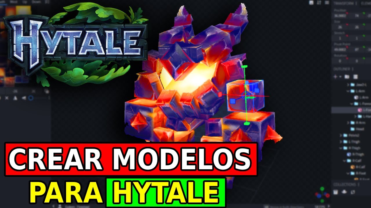 CREAR MODELOS PARA HYTALE EN BLOCKBENCH | Tutorial Completo - YouTube