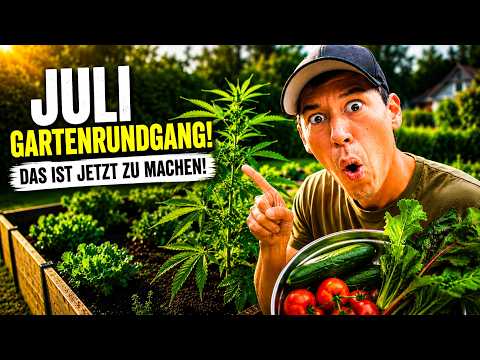 🔥 July in the Garden: What You Need to Do NOW! HOMEGROWN, outdoor grow, raised beds, harvest & ga...