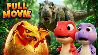 Baby T-Rex 🦕 HATCHES a Secret Egg & ESCAPES! 🦖 FULL MOVIE (Episodes 10-11)Dinosaur Cartoon for Kids