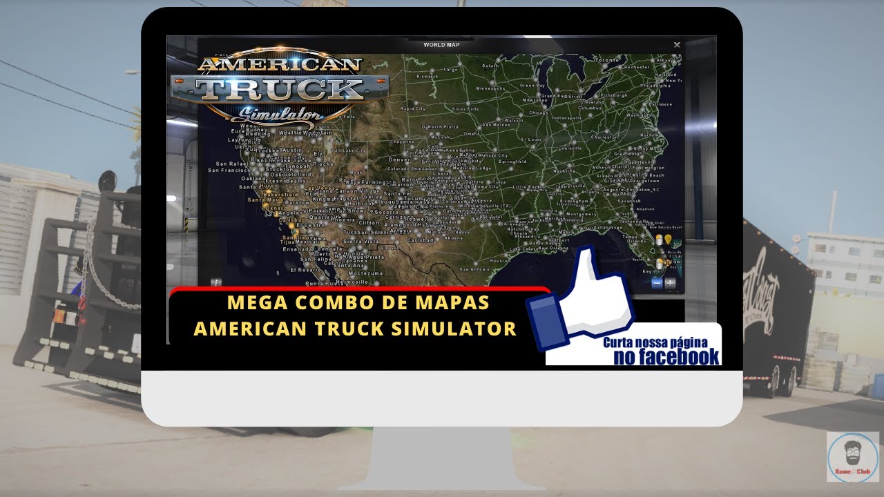 Combo De Mapas American Truck Simulator - YouTube