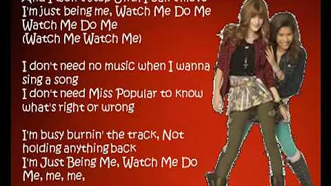 Bella Thorne & Zendaya Coleman - Watch Me (Lyrics) [Shake it Up]