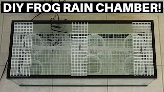 DIY Rain Chamber For Breeding Frogs And Toads  Benjamin's Exotics