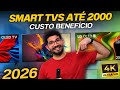 As 3 MELHORES SMART tvs até R$2.000 em 2026 (A Nº3 vai te Surpreender) | QUAL TV COMPRAR